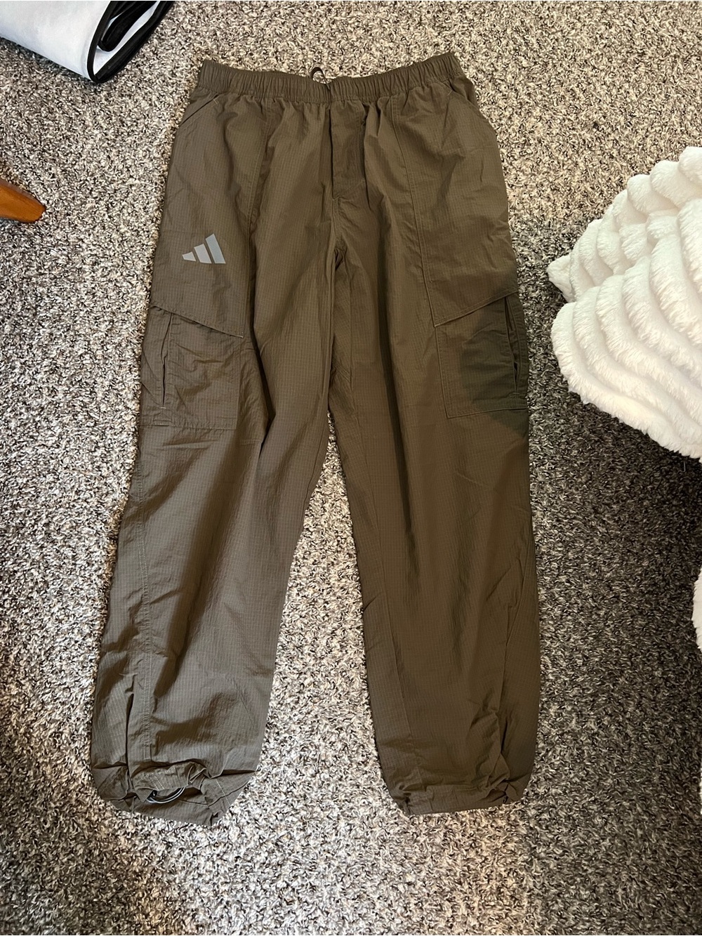 adidas Olive Green Cargo Track Pants